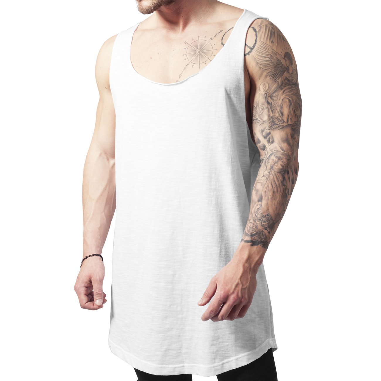 Urban Classics Tank Top Long Style Loose Fit Singlet TB 964