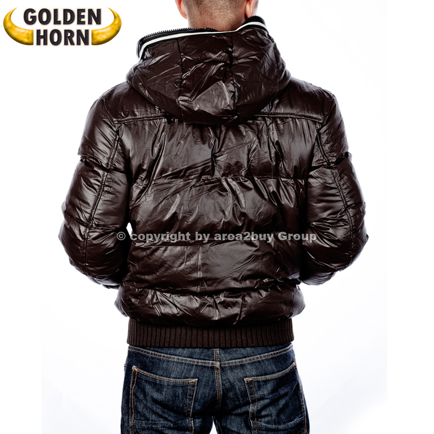 WINTERJACKE KONTRAST ZIP KAPUZEN JACKE IN 4 FARBEN GH 405 NEU