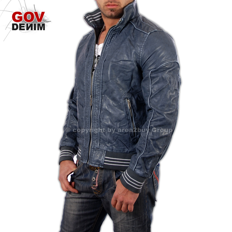   produktdetails geile royal kunst lederjacke jacke von gov denim