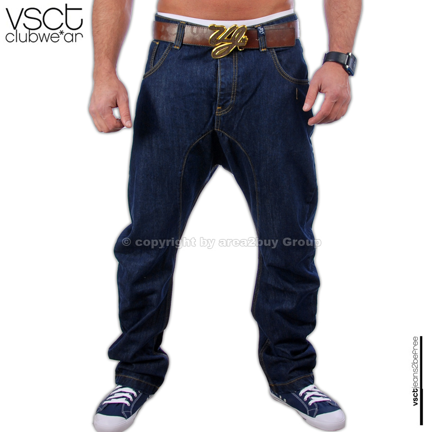 BRANDNEUE VSCT JEANS HOSE D BLUE TIEFER SCHRITT V 0043  