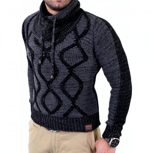 Grobstrick Pullover Herren Tazzio 3992 Winterpullover Kaufen 3513