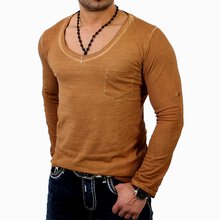 Reslad Herren V-Neck Longshirt