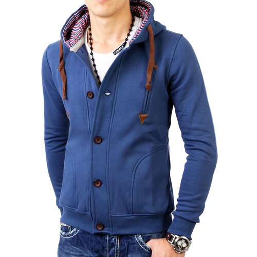 Reslad Herren Sweatjacke Seattle RS-5056 Navy S