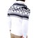 Reslad Herren Grobstrick Norweger Winter Strickjacke mit Kapuze RS-3104