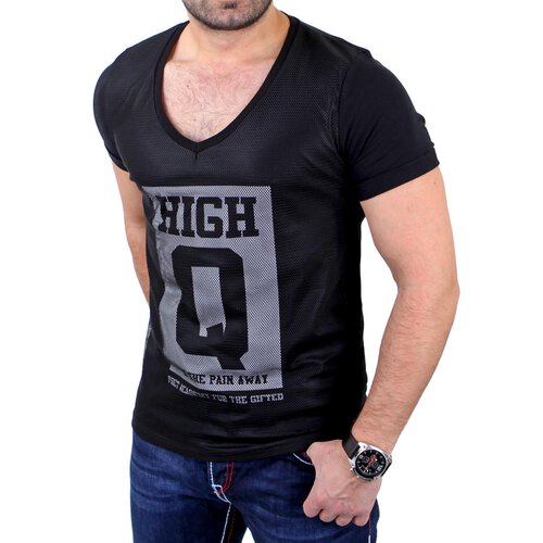 VSCT T-Shirt Herren High Q Mesh Netz Shirt V-5641156 Schwarz S