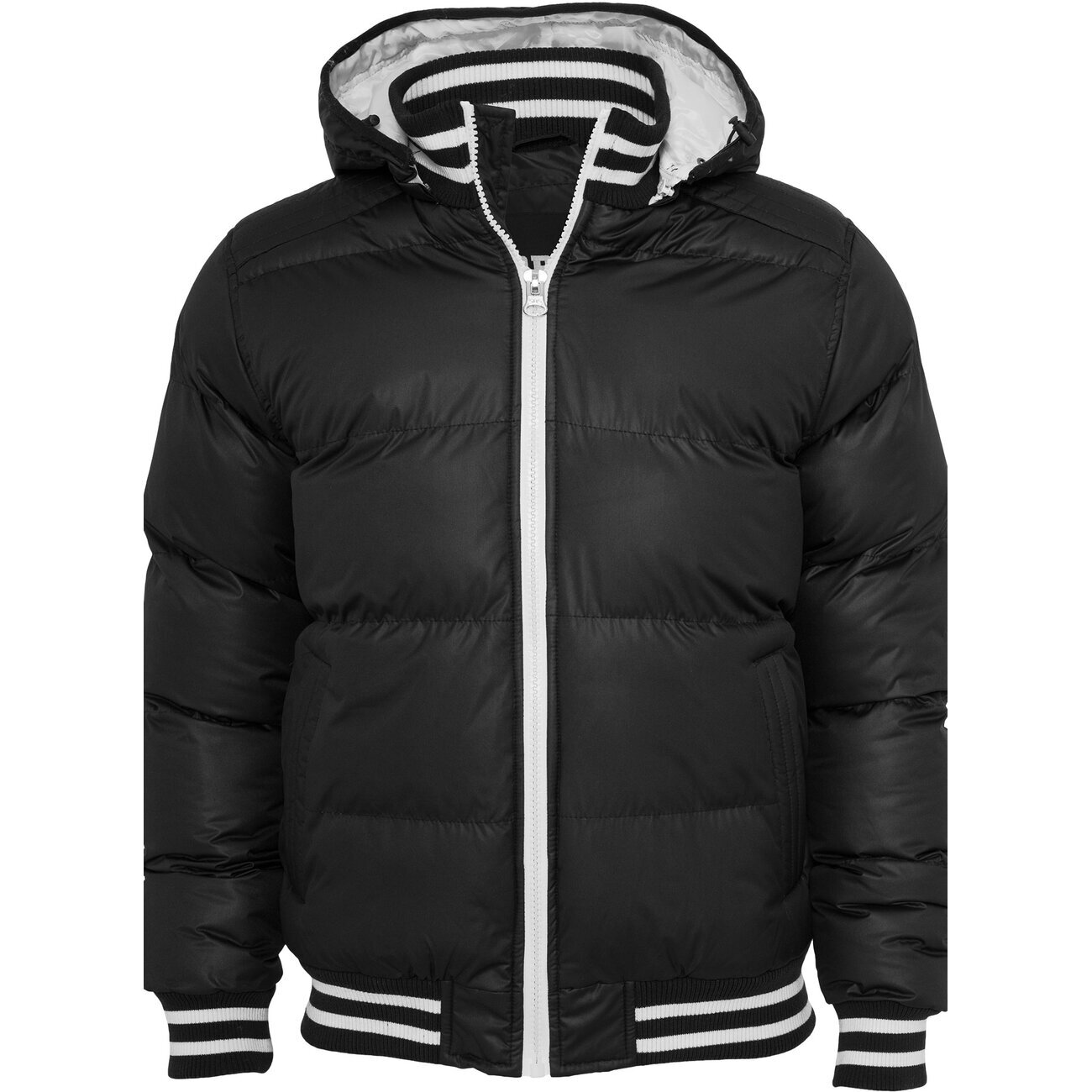 Urban Classics Jacke Herren Glanz Kapuzen 2-Tone College ...