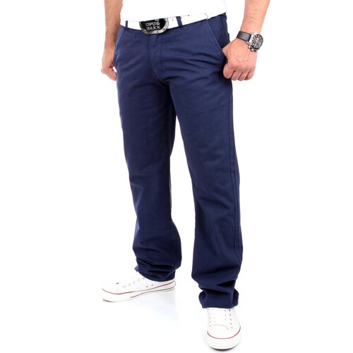 Reslad Herren Chinohose RS-2000 Navyblau W29 / L32