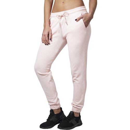 Urban Classics Jogginghose Damen Velvet Glanz  Samt Sporthose