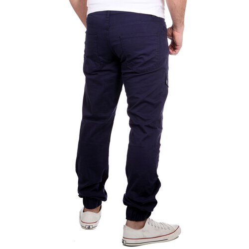 Reslad Jogg-Chino Herren-Hose Big Pocket Jogging-Chinohose RS-2057 Navyblau W33