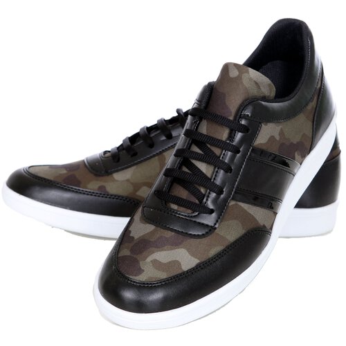 Sneaker Herren-Schuhe Low Cut Skater Freizeit Schnrer K-147 Camouflage EUR 41