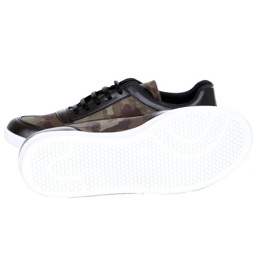 Sneaker Herren-Schuhe Low Cut Skater Freizeit Schnrer K-147 Camouflage EUR 41