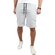 Tazzio Herren Jogginghose Sweat-Shorts Basic Printed Kurze Sweat-Hose TZ-18602