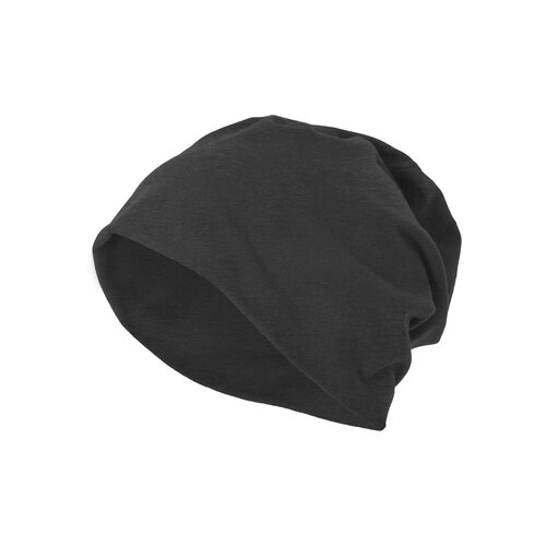 Mtze Basic Jersey Beanie Unisex One Size Strickmtze Anthrazit