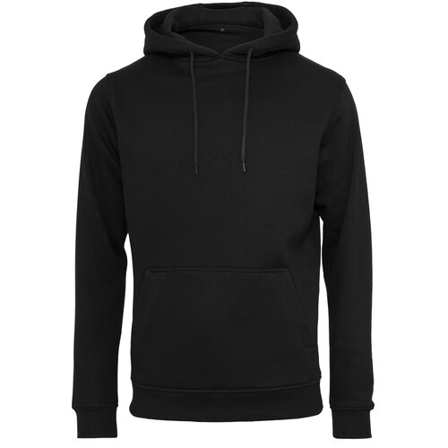 Reslad Kapuzenpullover Herren Sweatshirt Hoodie Pullover mit Kapuze Kapuzensweatshirt RS-1005 Schwarz 2XL